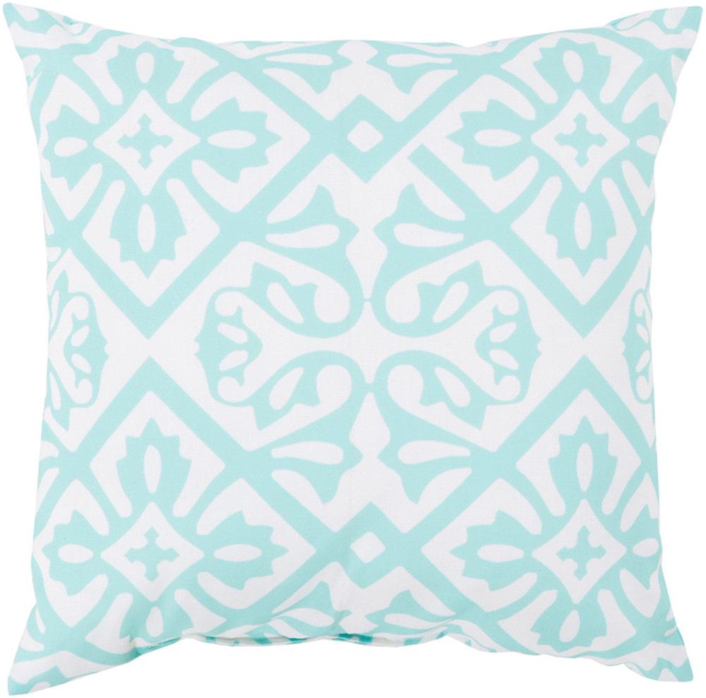 RG064-2626 Rain 26 x 26 x 5 in. Throw Pillow, Blue - Large