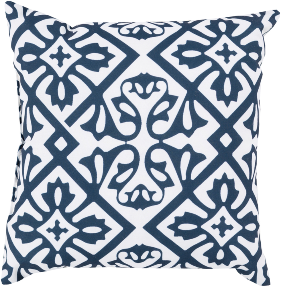 RG067-2626 Rain 26 x 26 x 5 in. Throw Pillow, Navy - Large