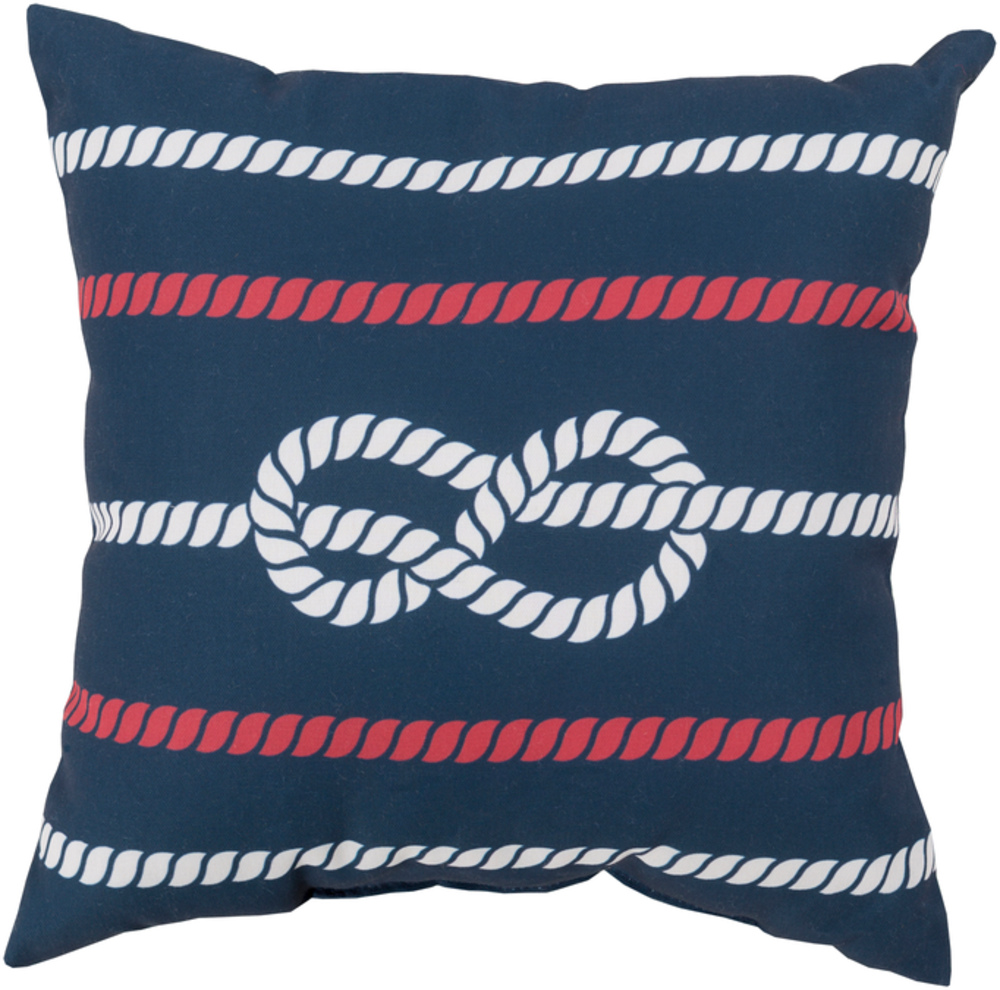 RG079-2020 Rain 20 x 20 x 4 in. Throw Pillow, Navy - Medium