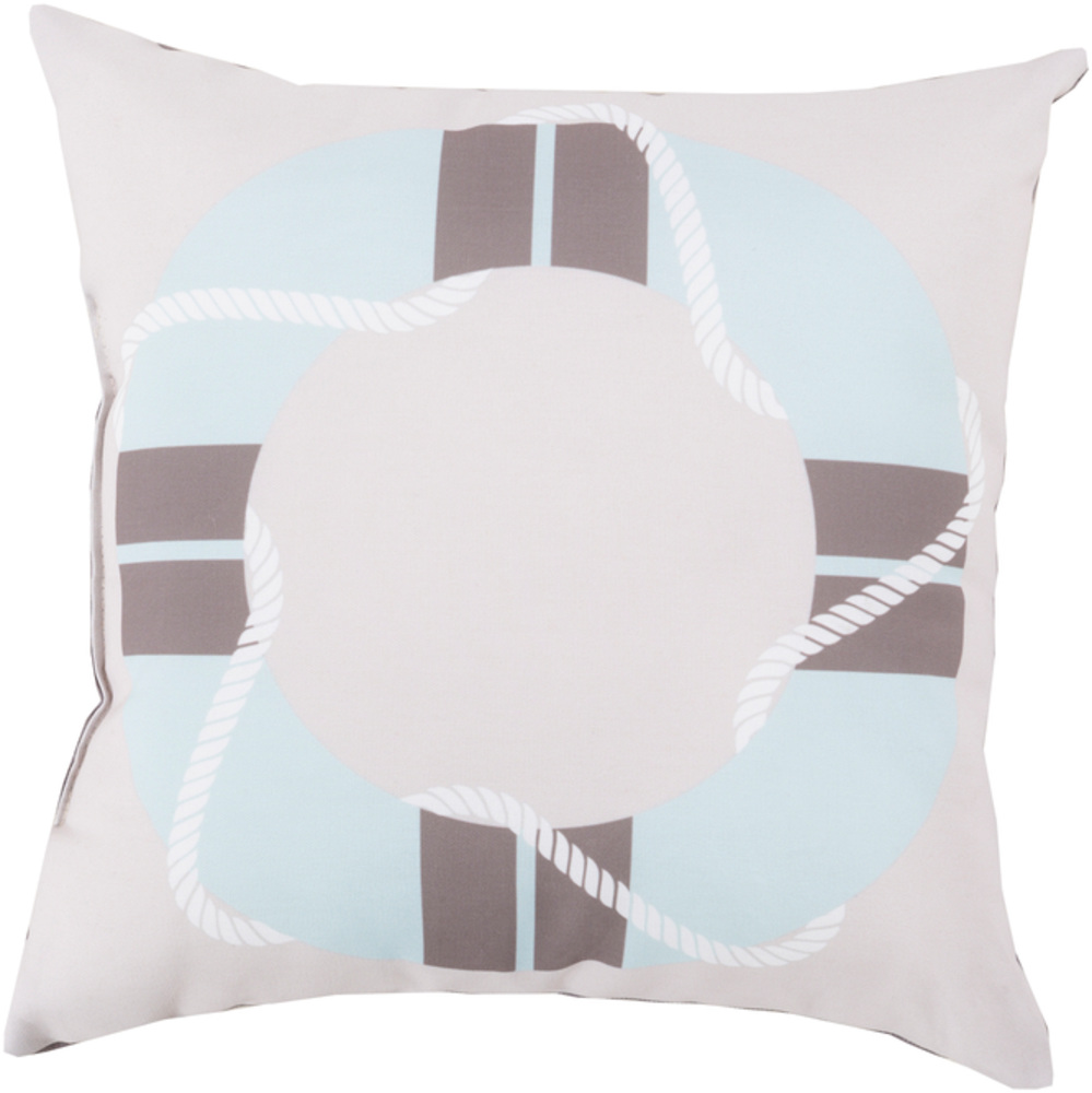 RG084-2020 Rain 20 x 20 x 4 in. Throw Pillow, Blue - Medium