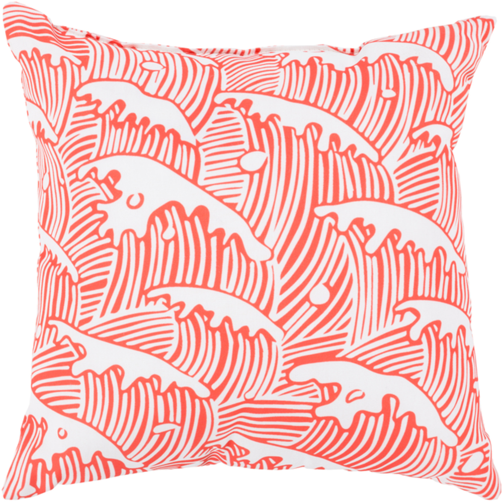 RG097-2020 Rain 20 x 20 x 4 in. Throw Pillow, Pink - Medium