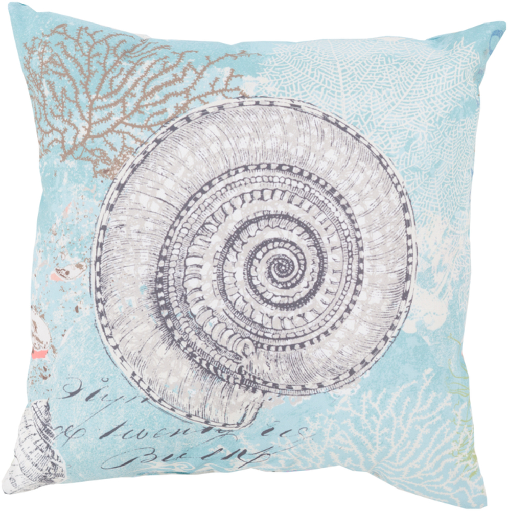 RG103-2020 Rain 20 x 20 x 4 in. Throw Pillow, Blue - Medium