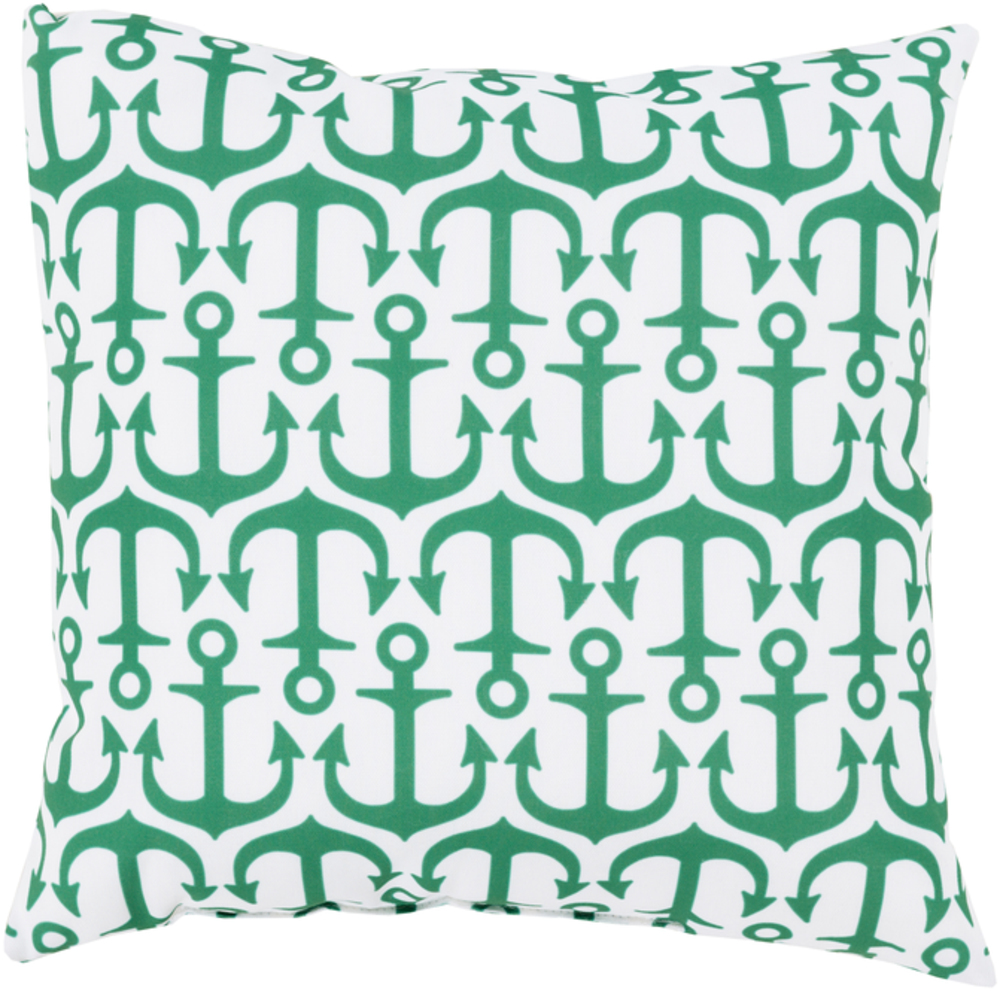 RG112-2020 Rain 20 x 20 x 4 in. Throw Pillow, Green - Medium