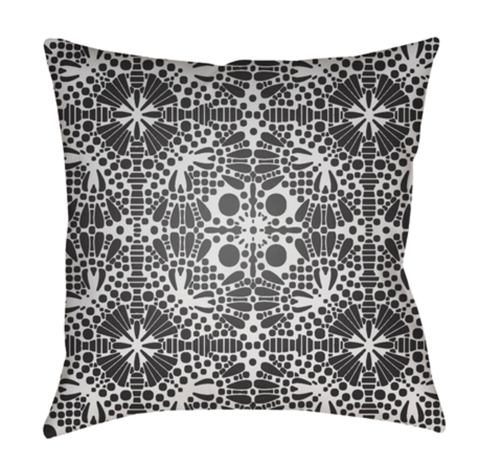 LC003-2020 Laser Cut 20 x 20 x 4 in. Throw Pillow, White - Medium