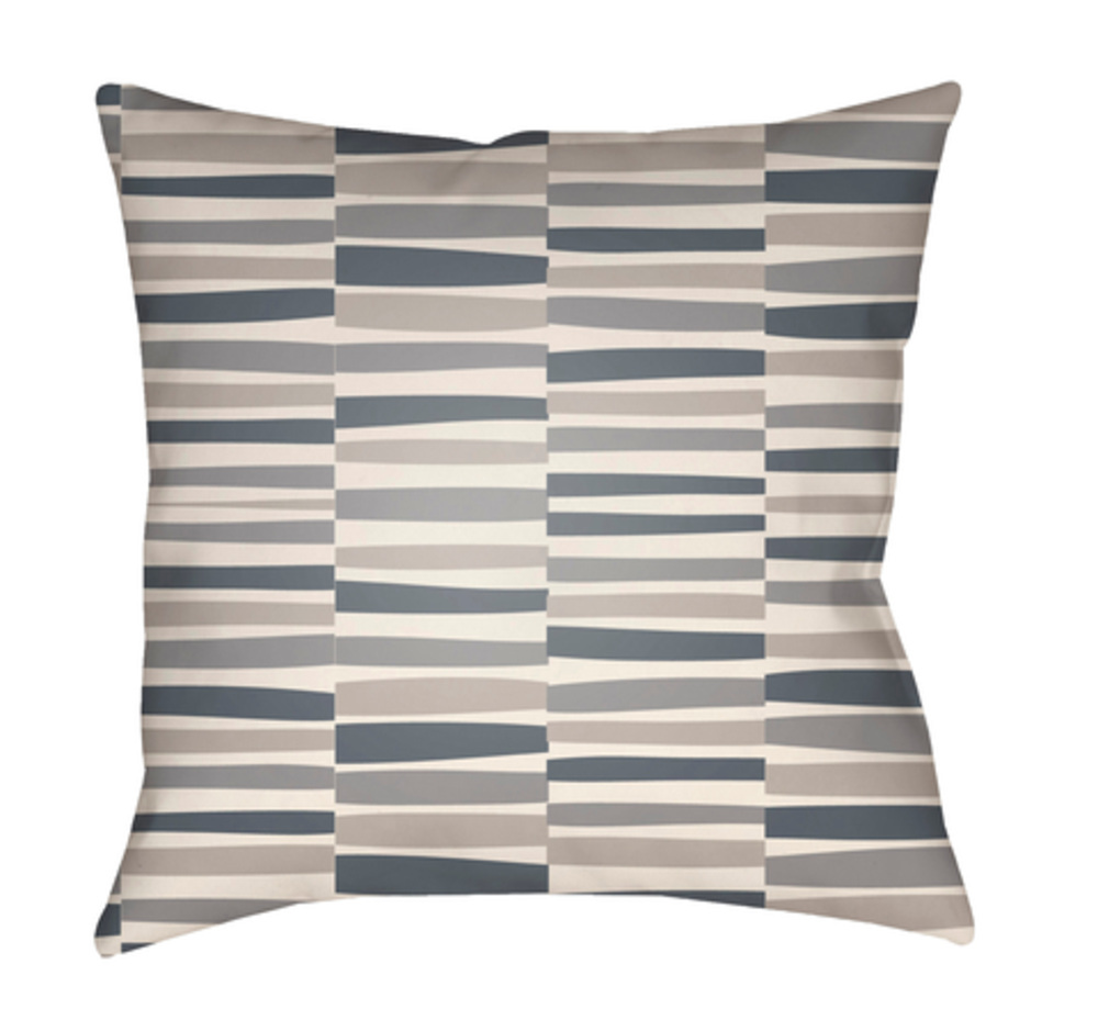 LI043-2020 Littles 20 x 20 x 4 in. Throw Pillow, Grey - Medium