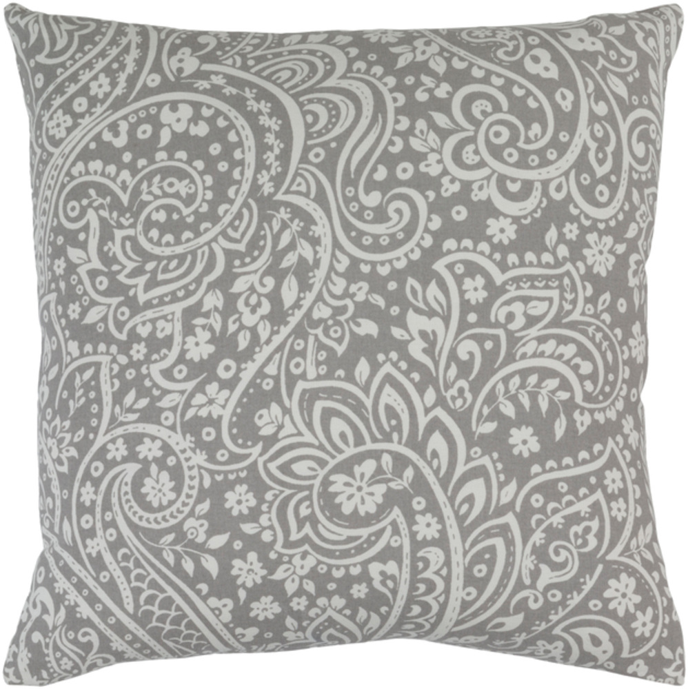 SMS024-1818 Somerset 18 x 18 x 0.25 in. Pillow Cover, Grey - Medium