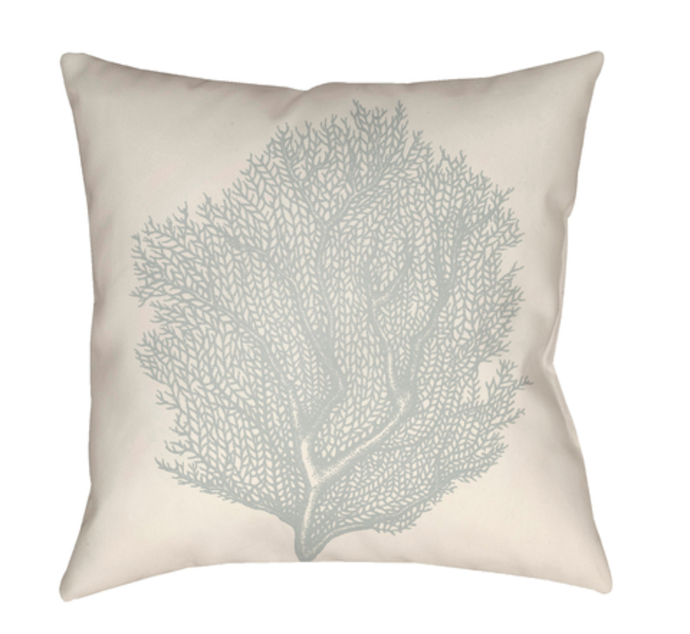 SOL036-2020 Coastal II 20 x 20 x 4 in. Throw Pillow, Blue - Medium