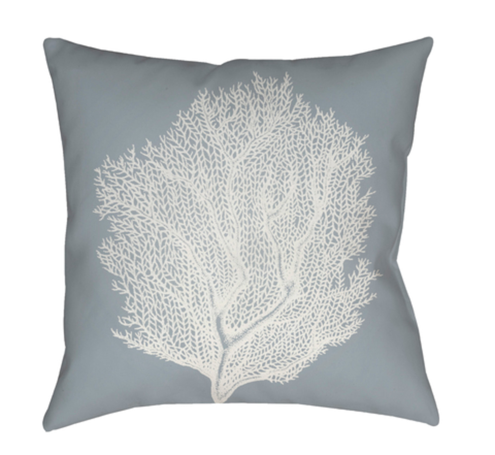 SOL038-2020 Coastal II 20 x 20 x 4 in. Throw Pillow, Blue - Medium