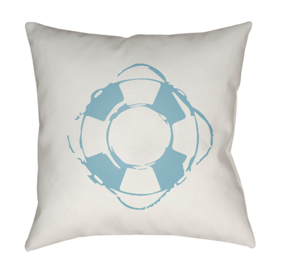 SOL041-2020 Nautical 20 x 20 x 4 in. Throw Pillow, Blue - Medium