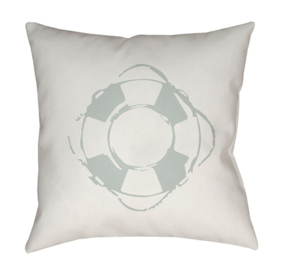 SOL042-1818 Nautical 18 x 18 x 4 in. Throw Pillow, Green - Medium