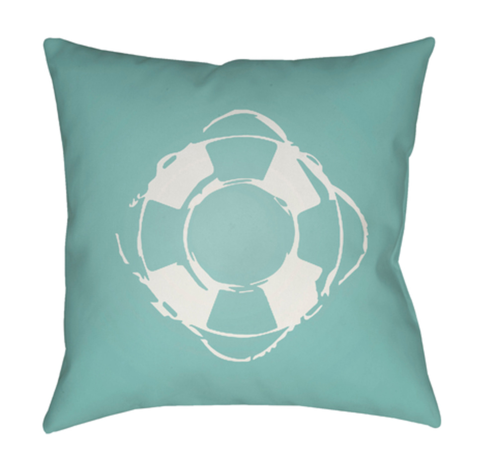 SOL045-1818 Nautical 18 x 18 x 4 in. Throw Pillow, Blue - Medium