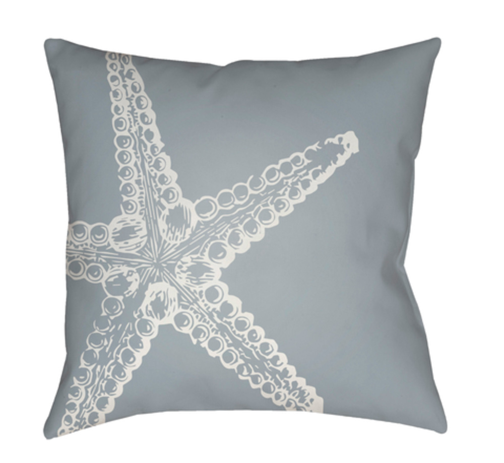 SOL053-2020 Nautical III 20 x 20 x 4 in. Throw Pillow, Blue - Medium