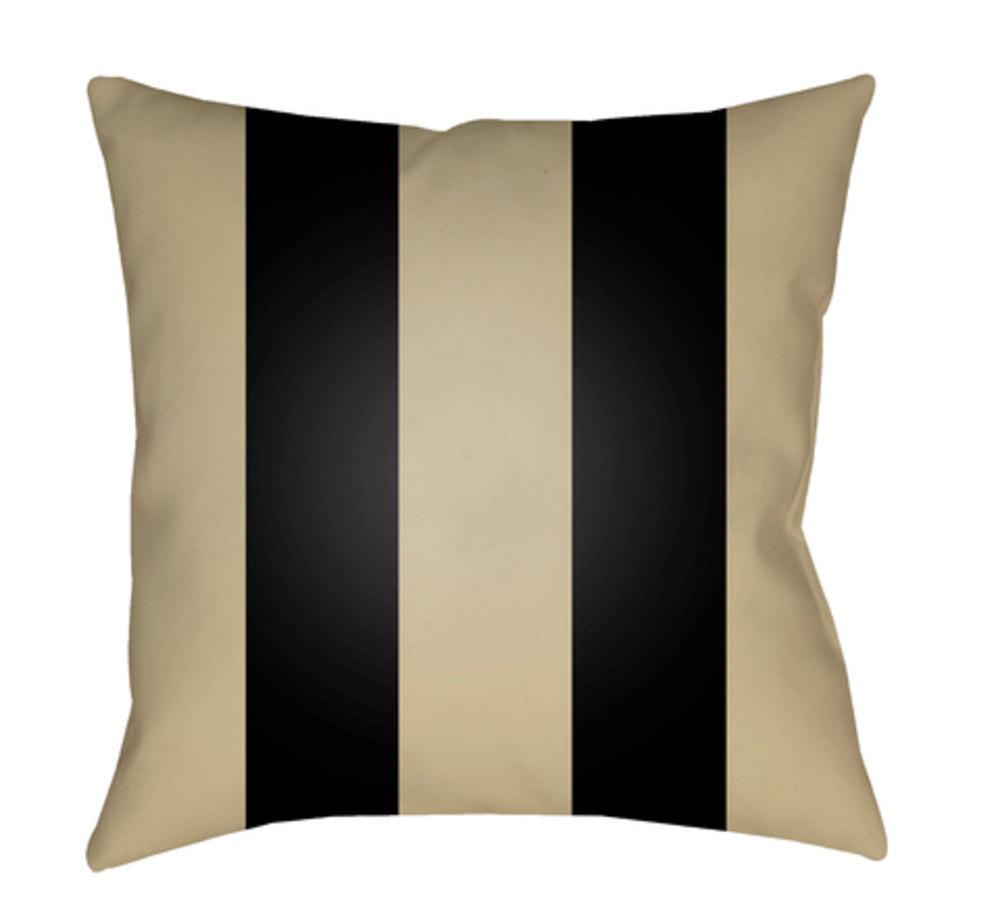 SOL065-1818 Edgartown 18 x 18 x 4 in. Throw Pillow, Tan - Medium