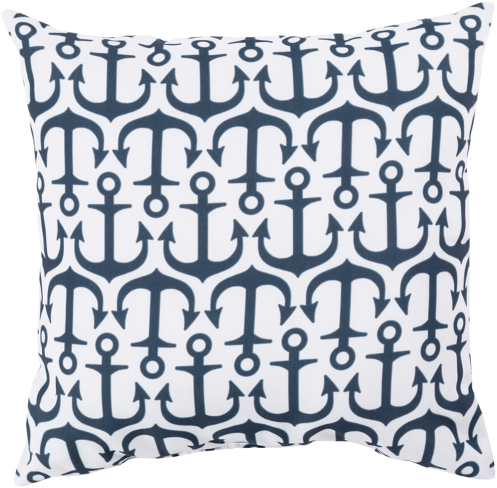 RG115-2626 Rain 26 x 26 x 5 in. Throw Pillow, Navy - Large