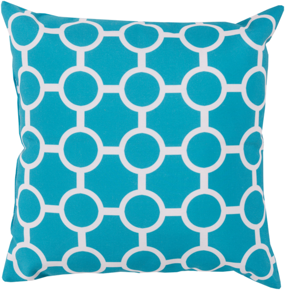 RG118-2626 Rain 26 x 26 x 5 in. Throw Pillow, Blue - Large