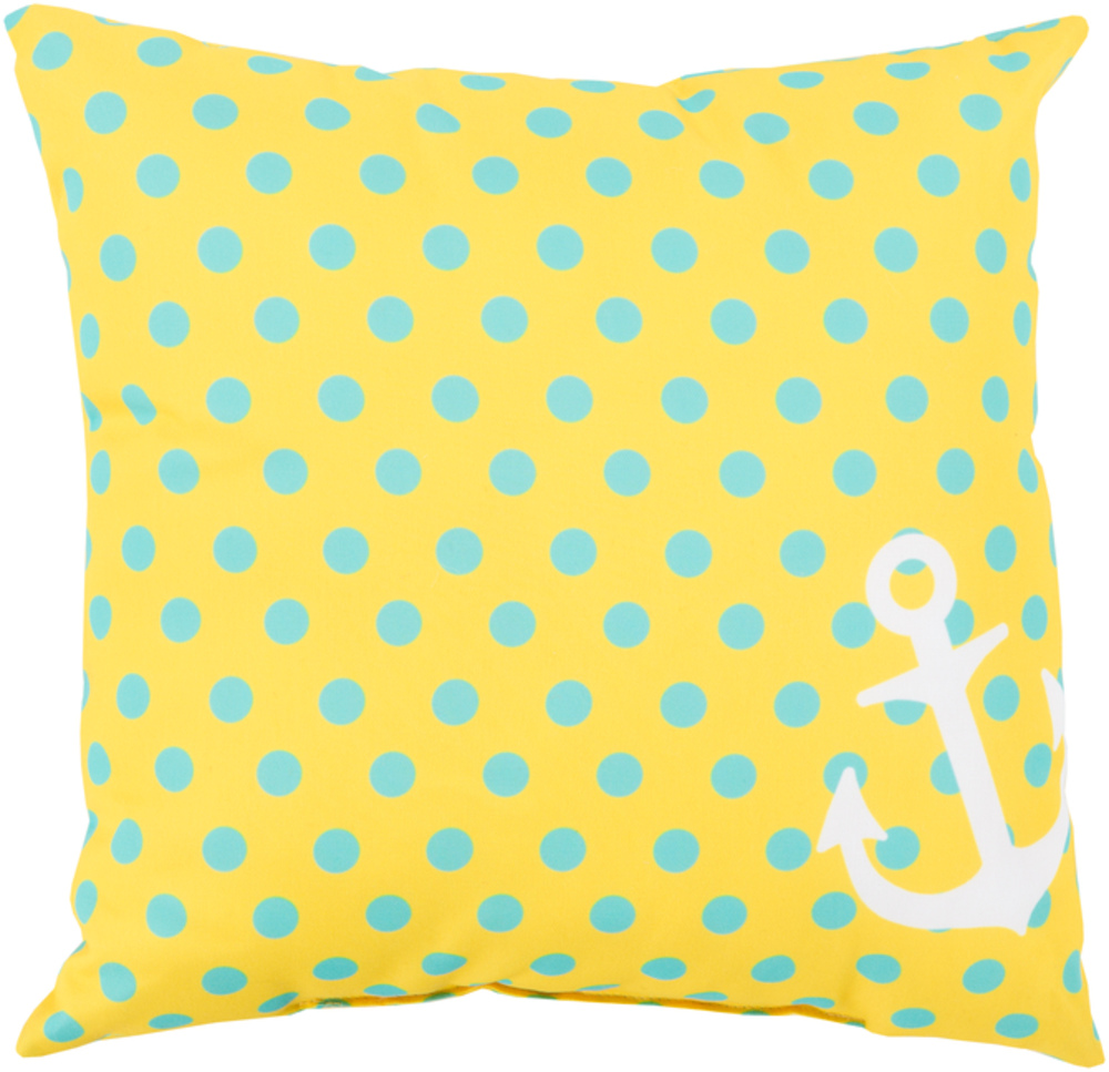 RG123-2626 Rain 26 x 26 x 5 in. Throw Pillow, Yellow - Large