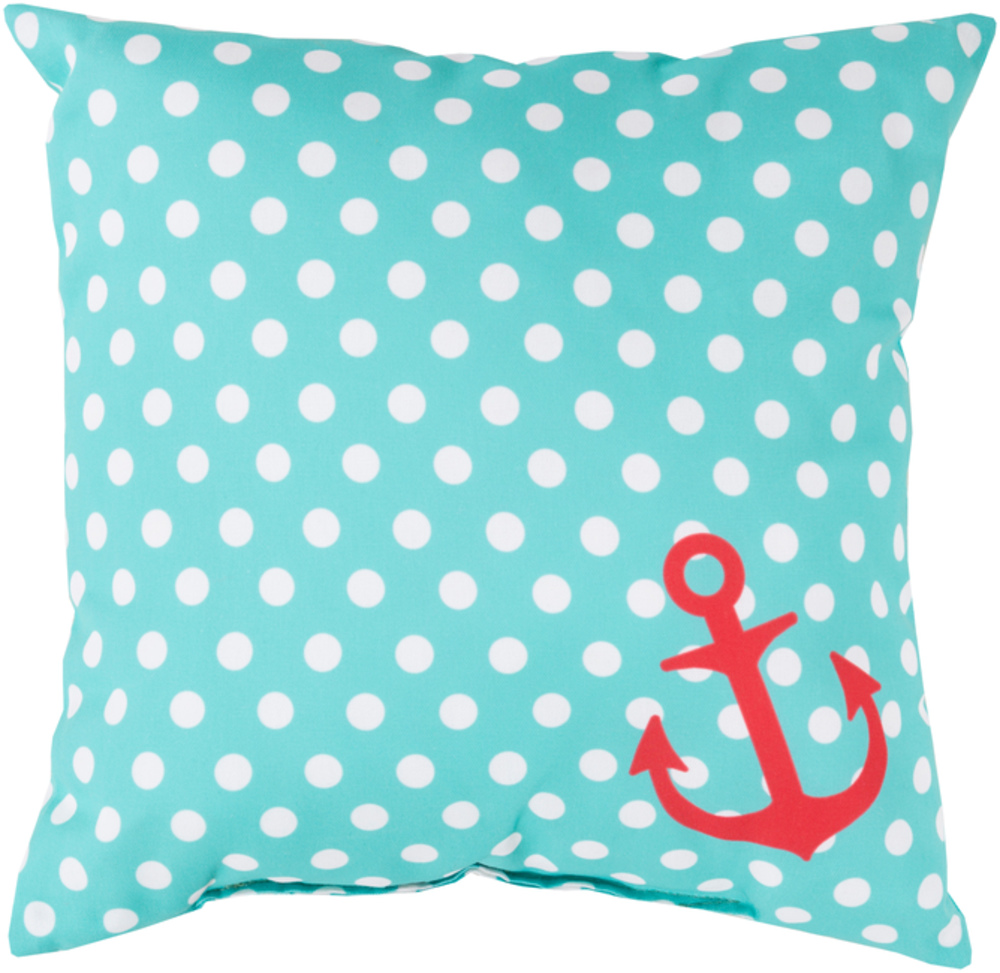 RG124-2626 Rain 26 x 26 x 5 in. Throw Pillow, Blue - Large