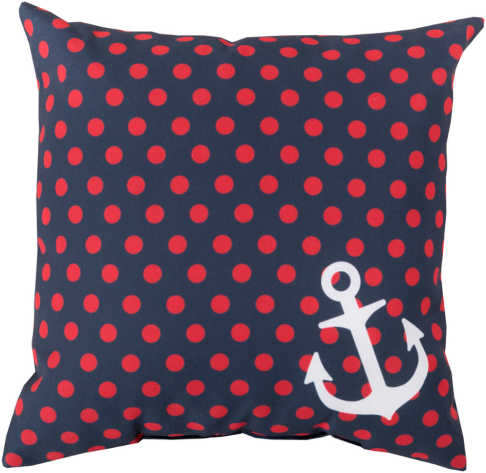 RG125-2626 Rain 26 x 26 x 5 in. Throw Pillow, Navy - Large