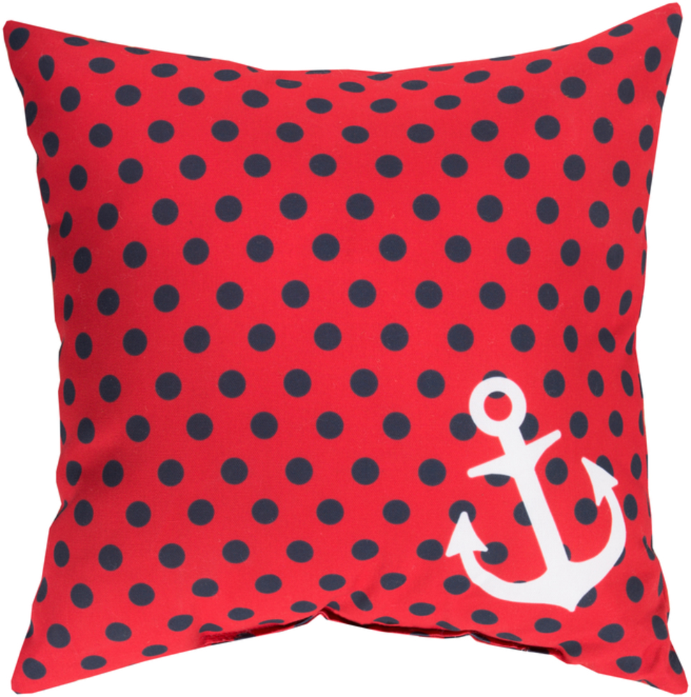 RG126-2626 Rain 26 x 26 x 5 in. Throw Pillow, Red - Large