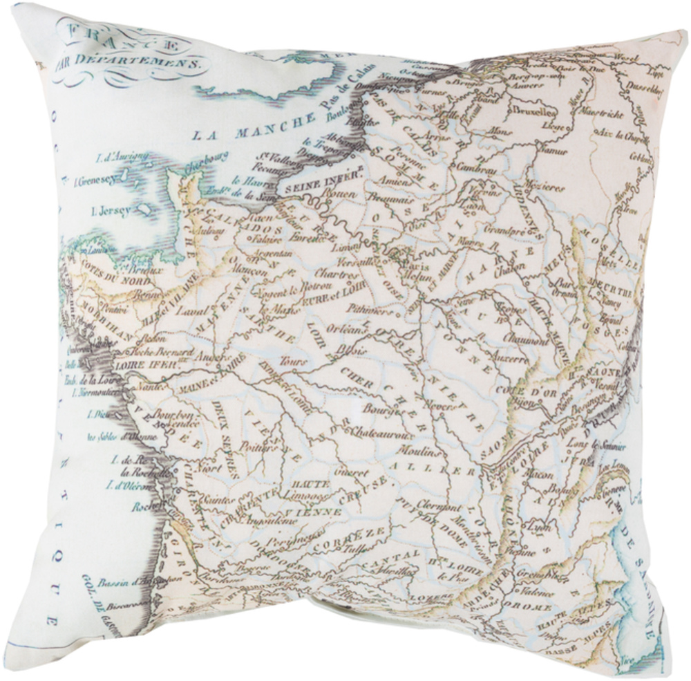 RG129-2626 Rain 26 x 26 x 5 in. Throw Pillow, Green - Large