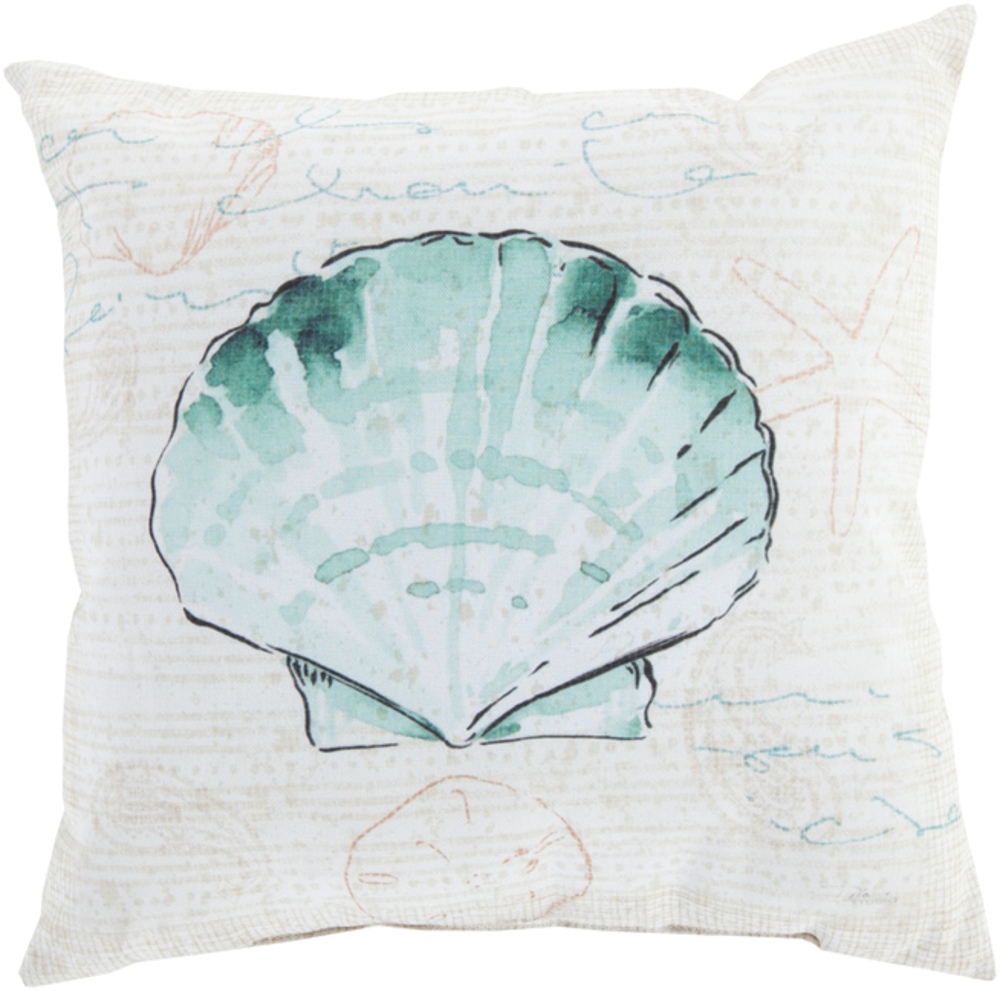 RG131-1818 Rain 18 x 18 x 4 in. Throw Pillow, Green - Medium