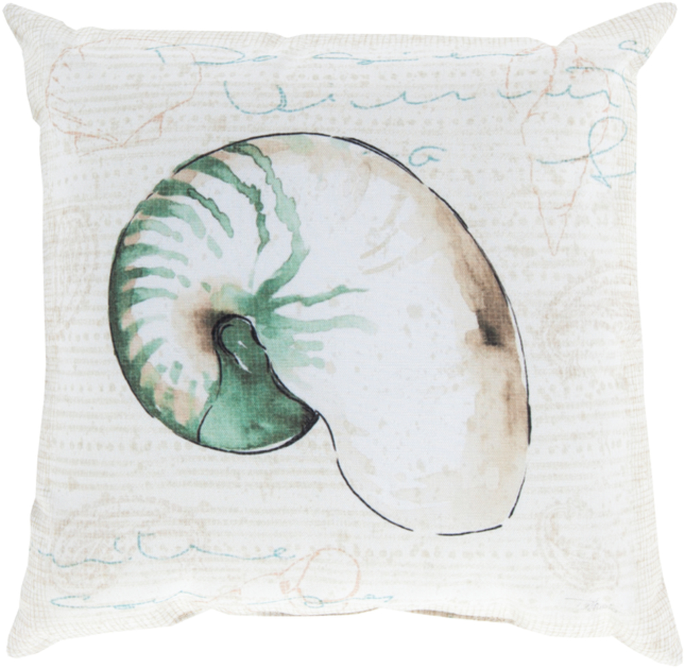 RG132-2626 Rain 26 x 26 x 5 in. Throw Pillow, Green - Large