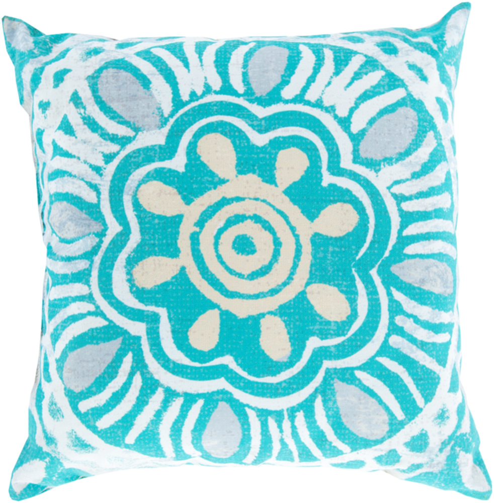 RG135-2626 Rain 26 x 26 x 5 in. Throw Pillow, Green - Large