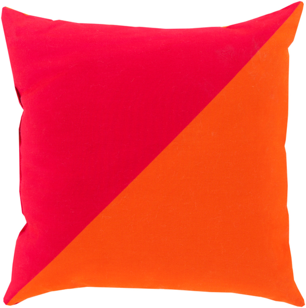 RG139-2020 Rain 20 x 20 x 4 in. Throw Pillow, Orange - Medium