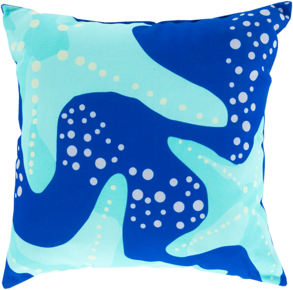 RG140-2020 Rain 20 x 20 x 4 in. Throw Pillow, Blue - Medium