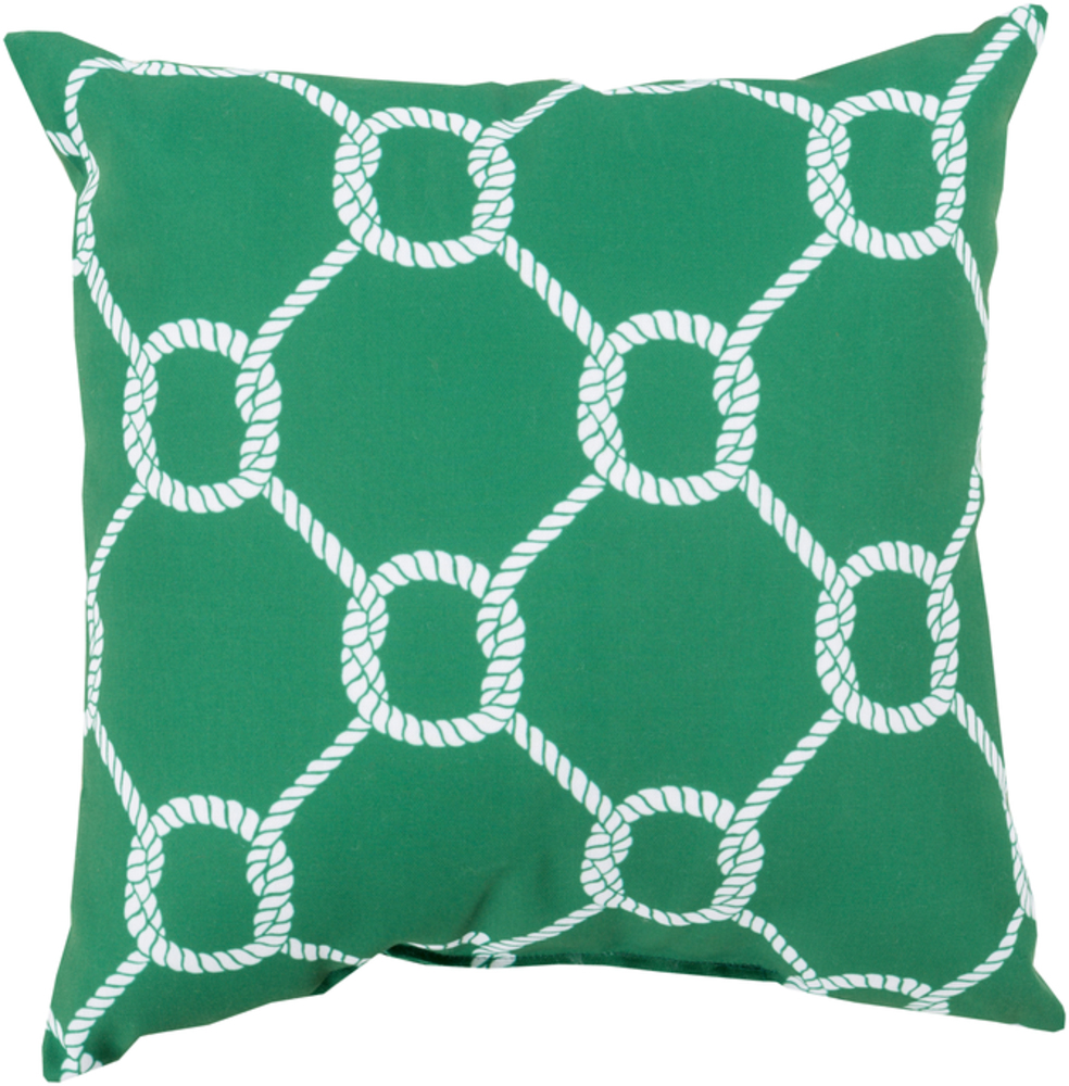 RG143-2020 Rain 20 x 20 x 4 in. Throw Pillow, Green - Medium