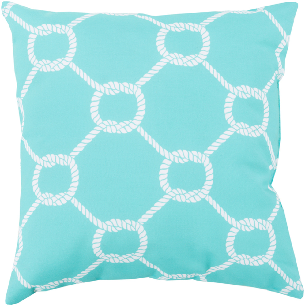 RG145-1818 Rain 18 x 18 x 4 in. Throw Pillow, Blue - Medium