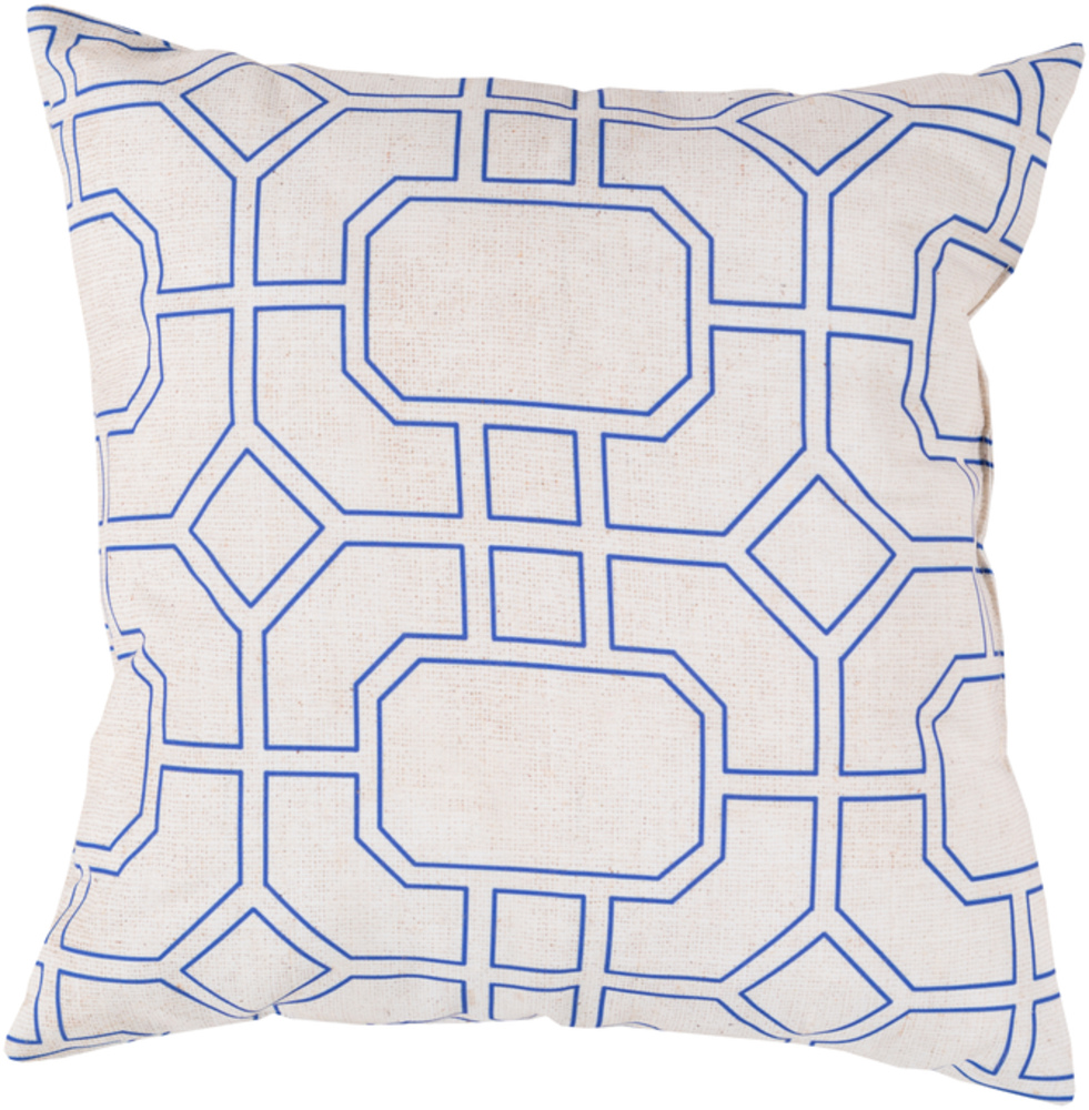 RG154-2626 Rain 26 x 26 x 5 in. Throw Pillow, Navy - Large