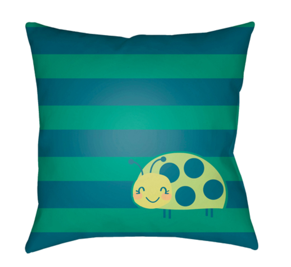 LI047-2020 Littles 20 x 20 x 4 in. Throw Pillow, Yellow - Medium