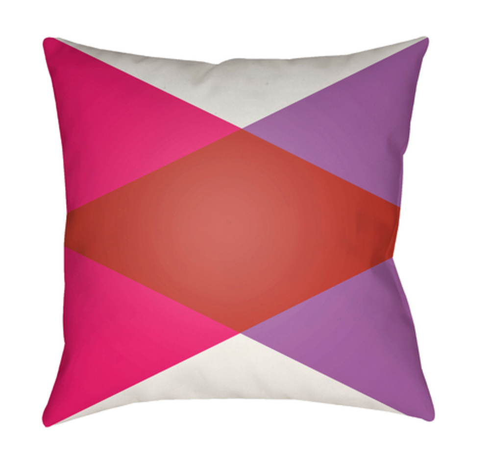 MD003-2020 Moderne 20 x 20 x 4 in. Throw Pillow, White - Medium