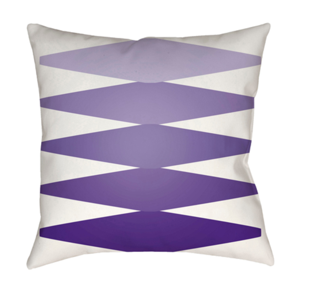 MD016-2020 Moderne 20 x 20 x 4 in. Throw Pillow, Purple - Medium