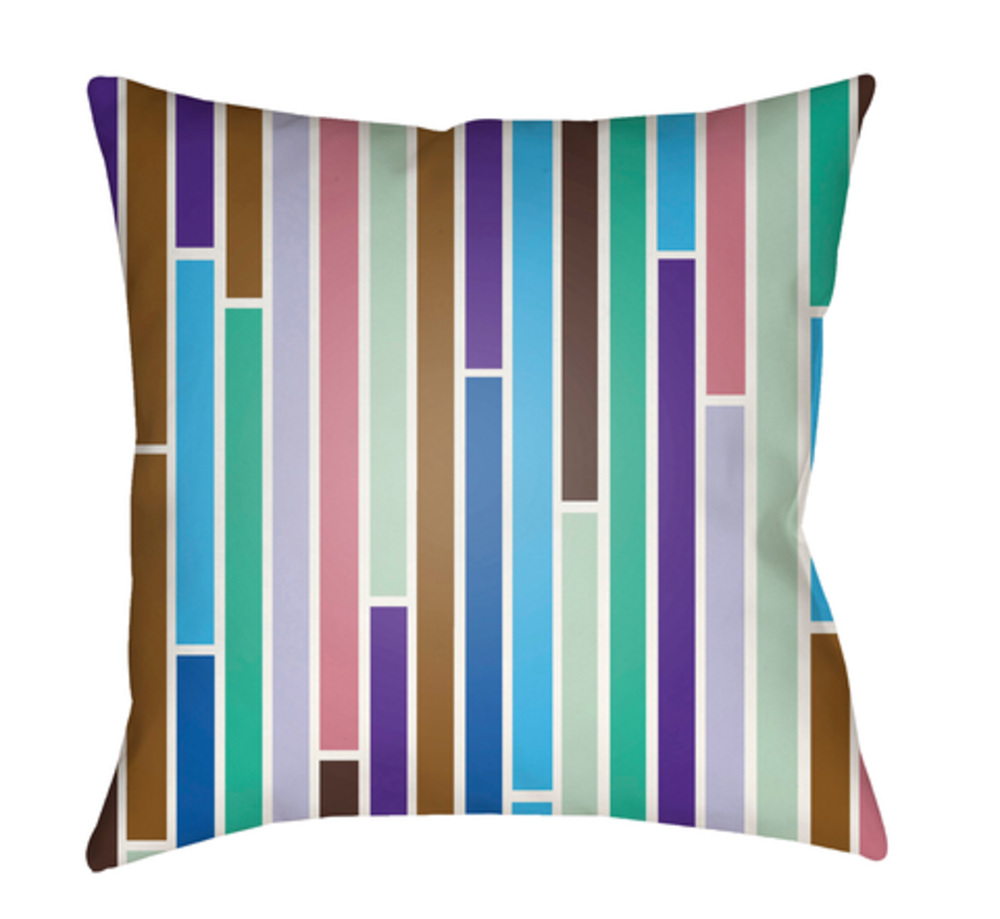 MD022-2020 Moderne 20 x 20 x 4 in. Throw Pillow, Blue - Medium