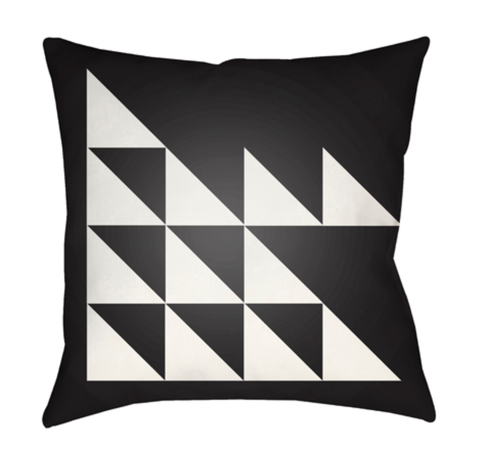 MD027-2020 Moderne 20 x 20 x 4 in. Throw Pillow, White - Medium