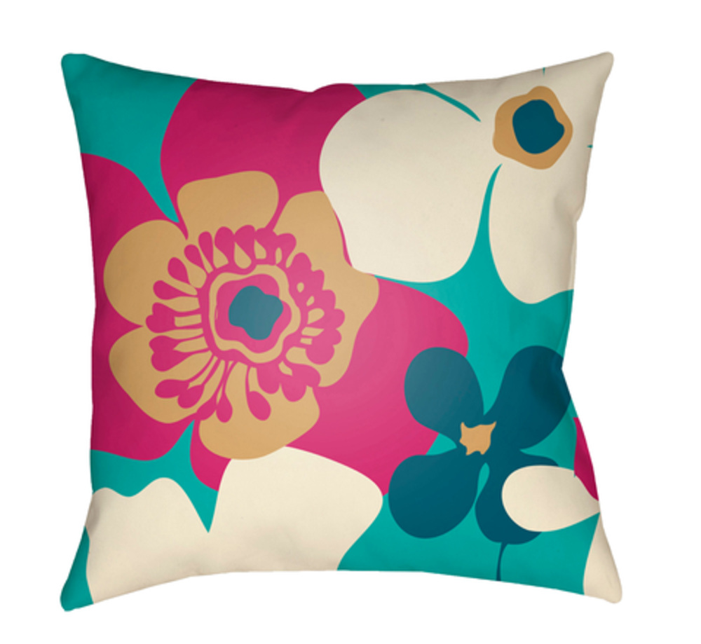 MD036-1818 Moderne 18 x 18 x 4 in. Throw Pillow, Green - Medium