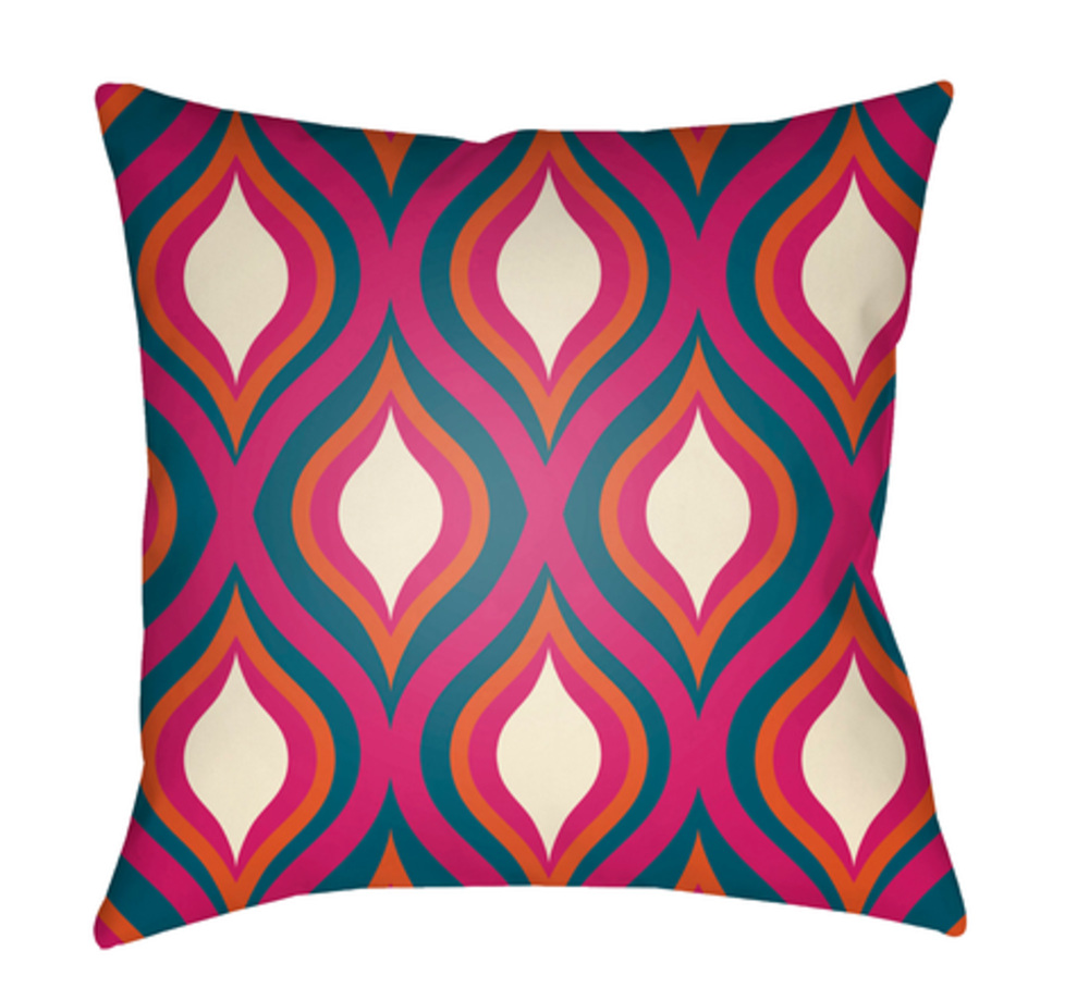 MD040-2020 Moderne 20 x 20 x 4 in. Throw Pillow, White - Medium