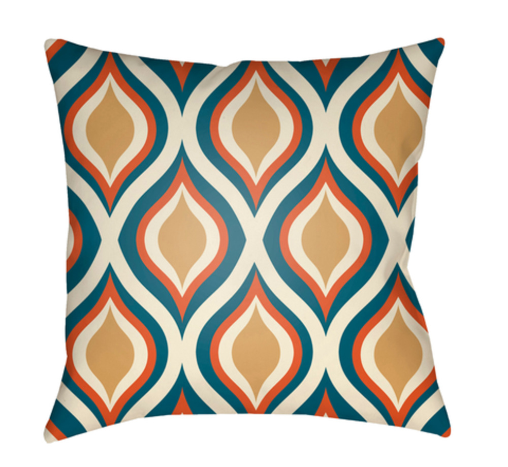 MD041-2020 Moderne 20 x 20 x 4 in. Throw Pillow, Yellow - Medium
