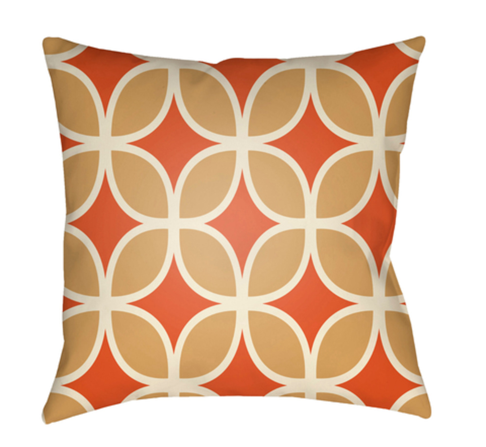 MD042-2020 Moderne 20 x 20 x 4 in. Throw Pillow, Yellow - Medium