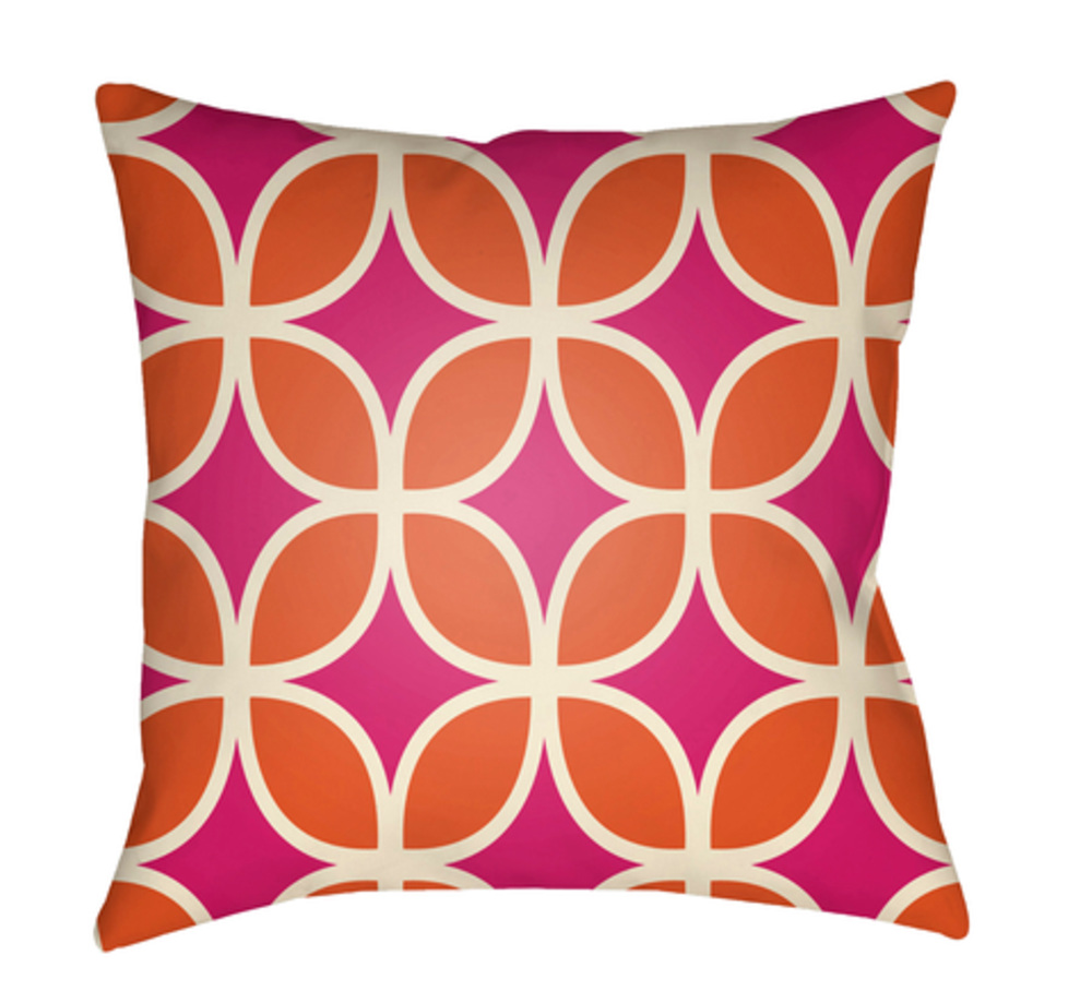 MD044-2020 Moderne 20 x 20 x 4 in. Throw Pillow, Off-White - Medium