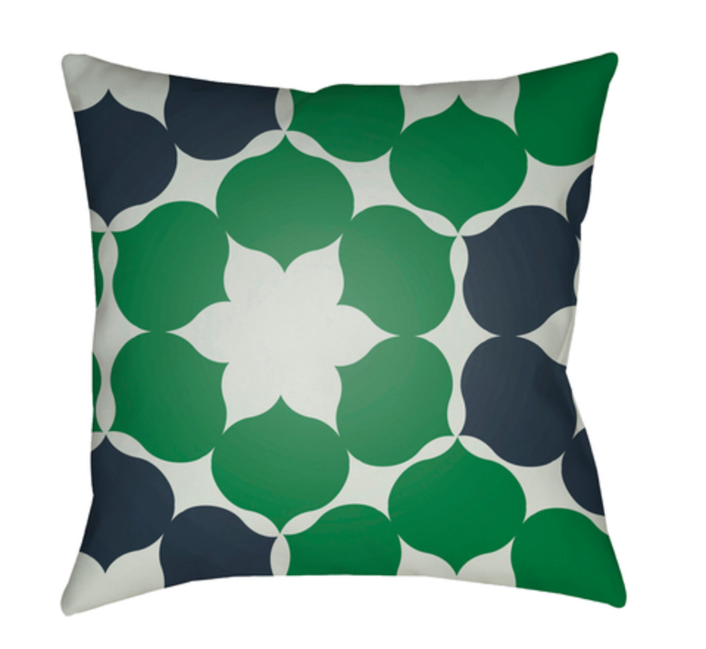 MD053-2020 Moderne 20 x 20 x 4 in. Throw Pillow, Green - Medium