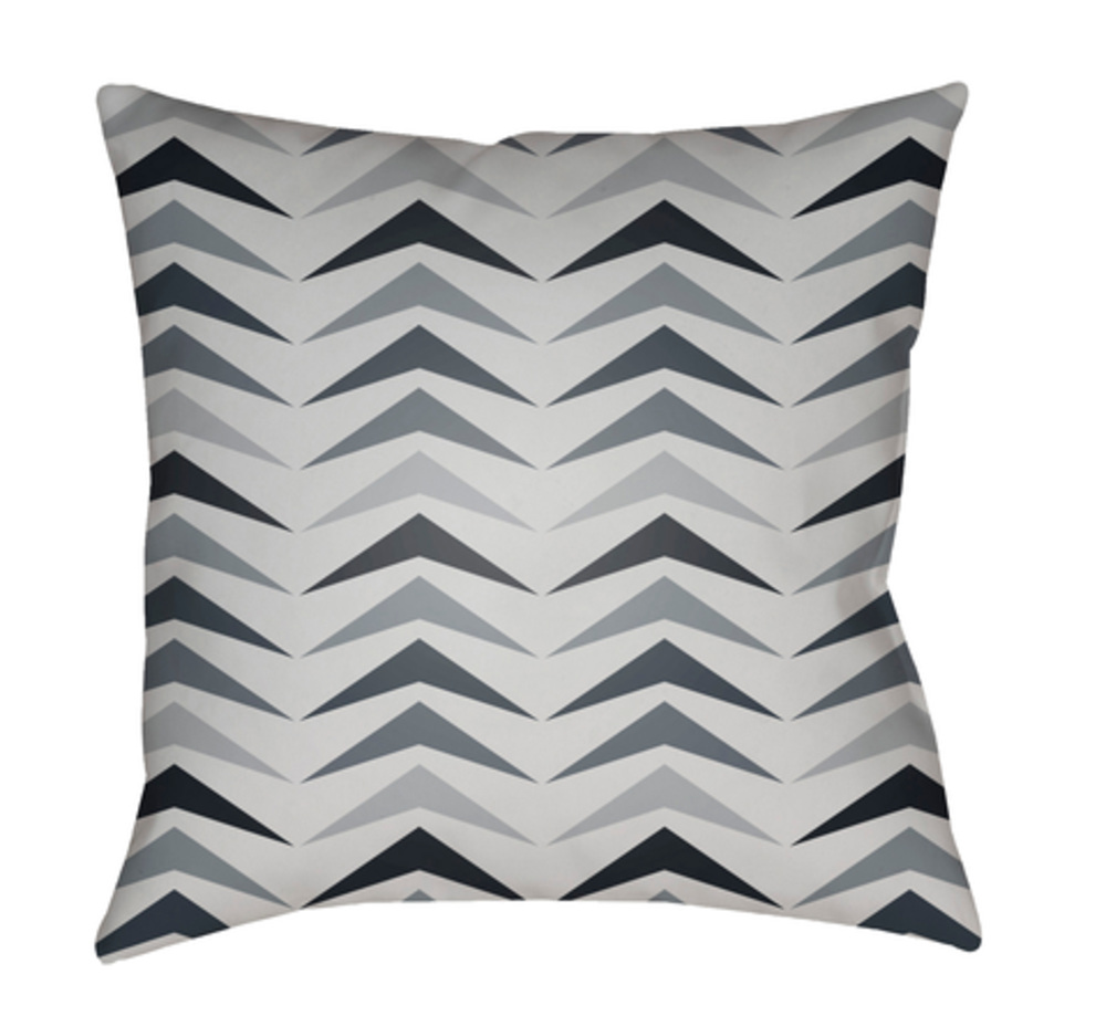 MD060-2020 Moderne 20 x 20 x 4 in. Throw Pillow, Grey - Medium