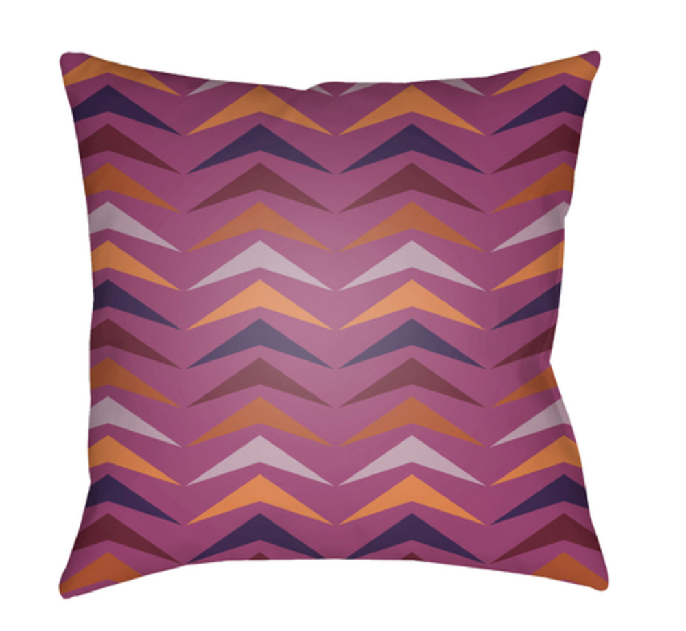 MD061-1818 Moderne 18 x 18 x 4 in. Throw Pillow, Purple - Medium
