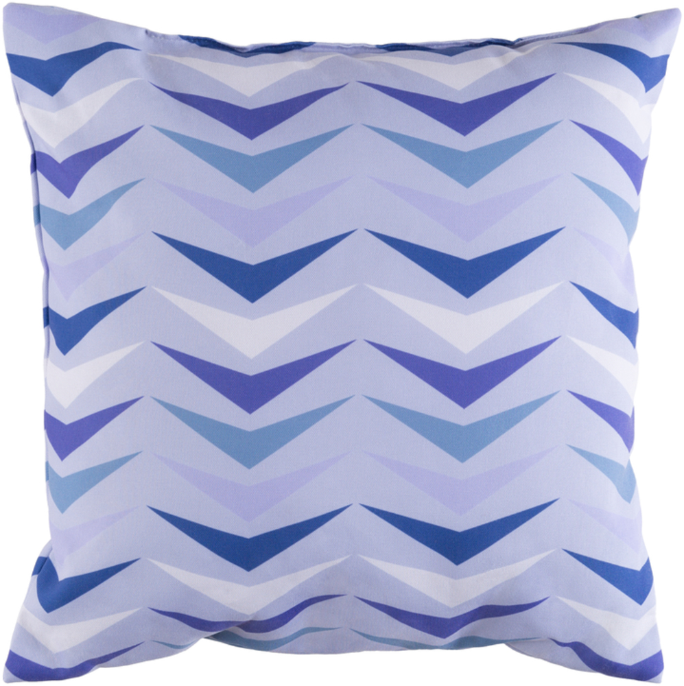 MD062-1818 Moderne 18 x 18 x 4 in. Throw Pillow, Blue - Medium