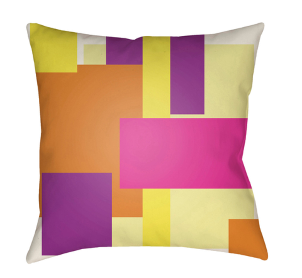 MD066-1818 Moderne 18 x 18 x 4 in. Throw Pillow, Purple - Medium