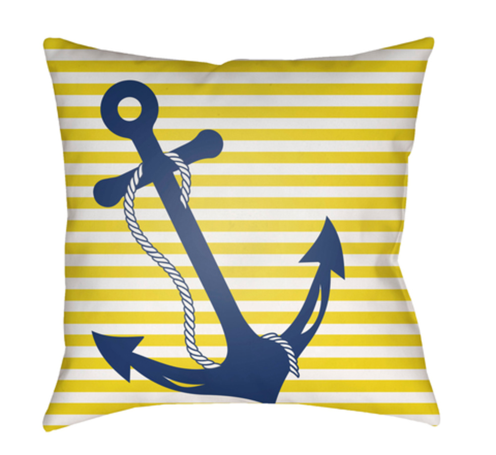 LIL004-1818 Anchor 18 x 18 x 4 in. Throw Pillow - Medium