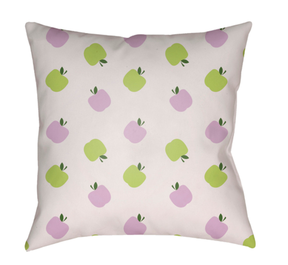 LIL009-1818 Apples 18 x 18 x 4 in. Throw Pillow - Medium