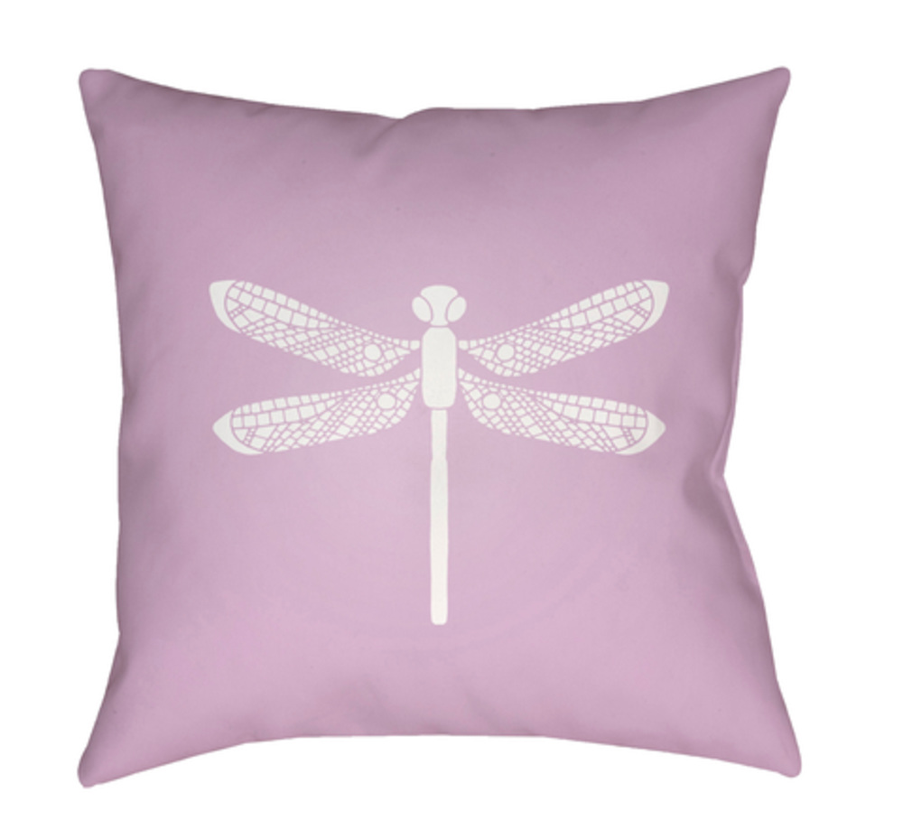 LIL030-1818 Dragonfly 18 x 18 x 4 in. Throw Pillow - Medium